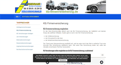 Desktop Screenshot of kfz-firmenversicherung.de